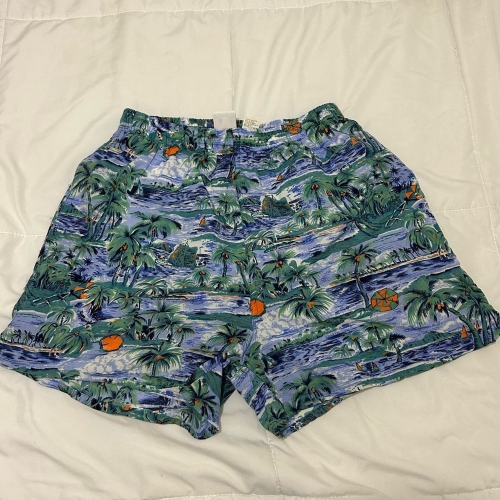 Vintage beach, shorts, trunks size medium